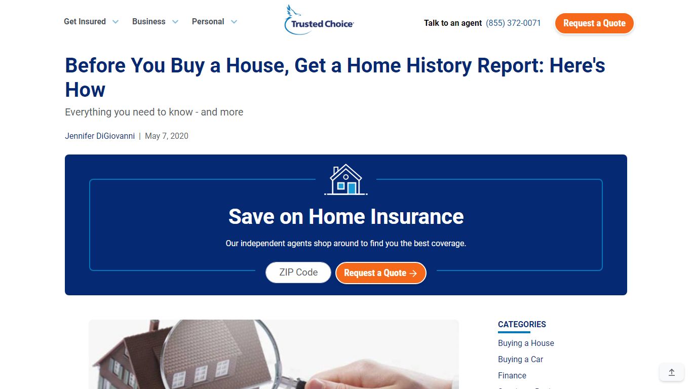 Before You Buy a House, Get a Home History Report